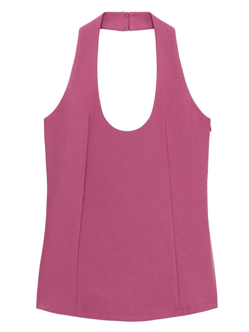 Zara Rose-Mauve Halter Tank Top